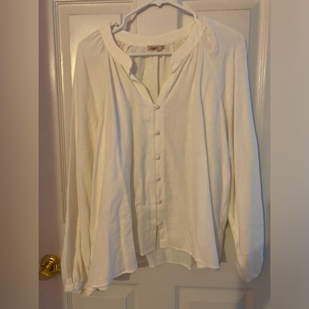 Faherty brand button shirt, size medium